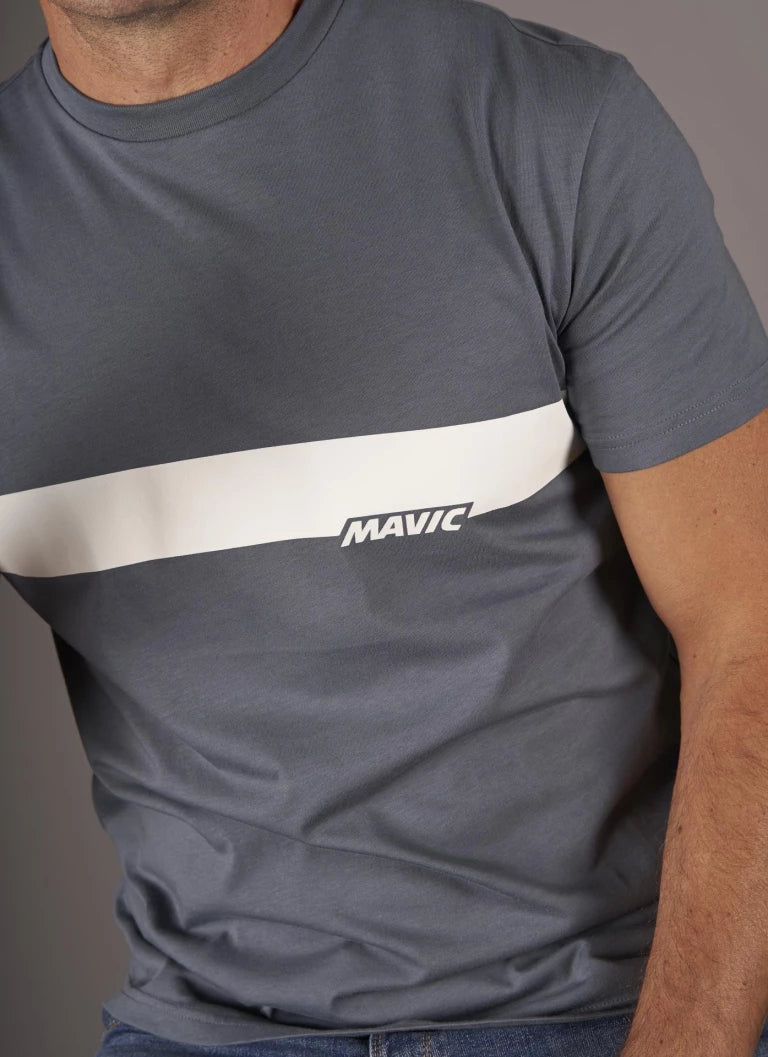 T-Shirt MAVIC CORPORATE STRIPE Bleu