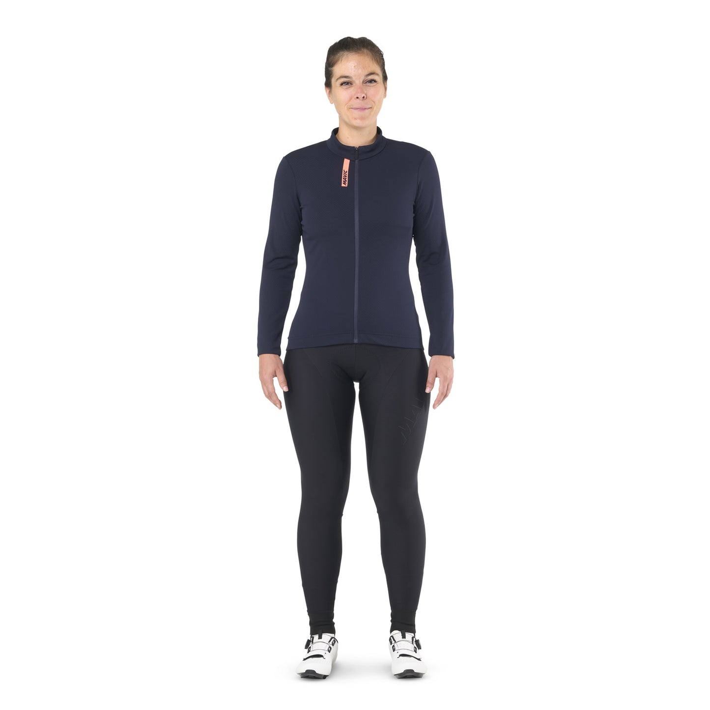 Maillot MAVIC AKSIUM THERMO Femme Manches Longues Bleu