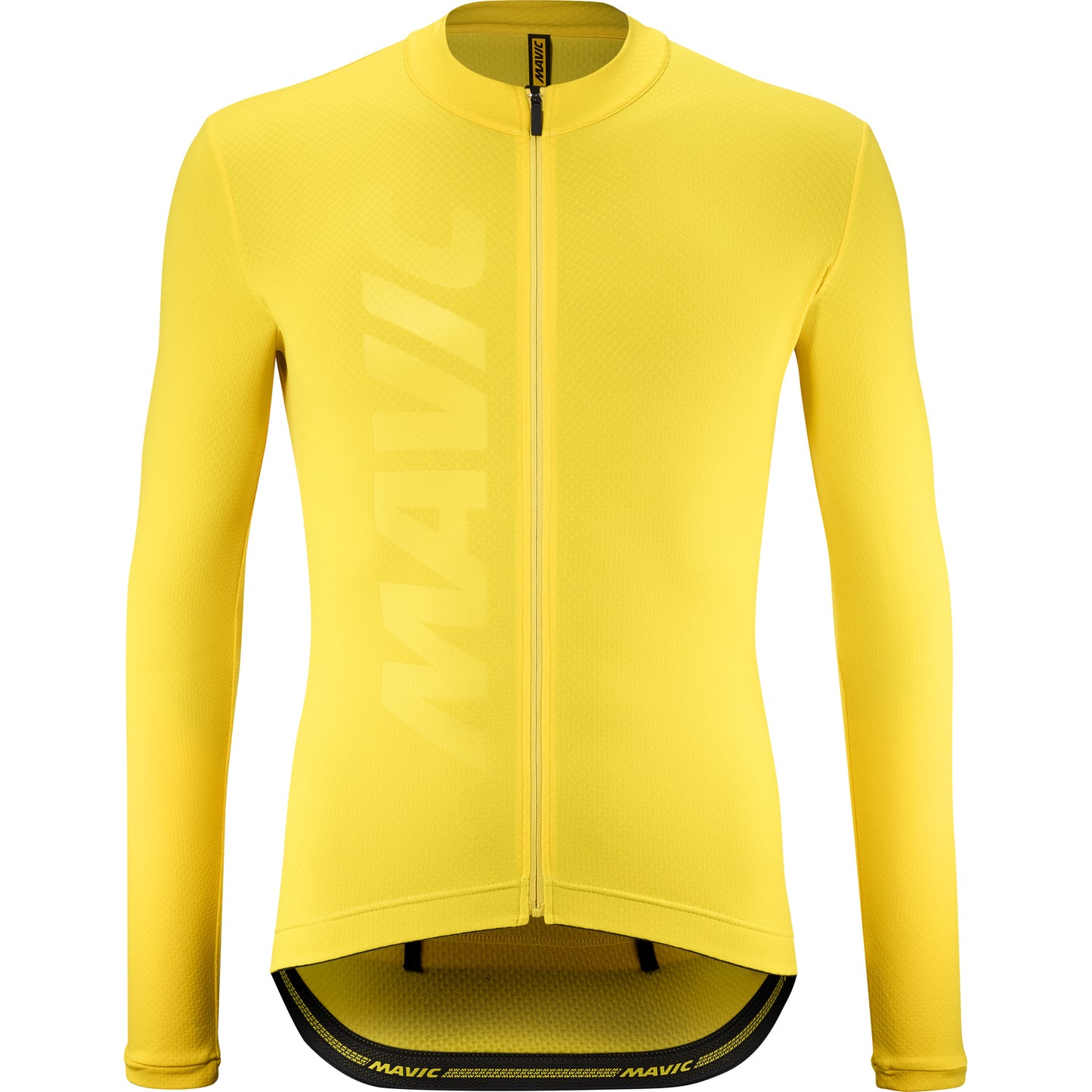 Maillot MAVIC AKSIUM THERMO Manches Longues Jaune