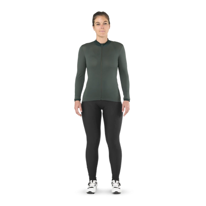 Maillot MAVIC AKSIUM Manches Longues Femme Vert