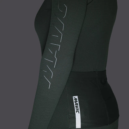 Maillot MAVIC AKSIUM Manches Longues Femme Vert