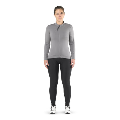 Maillot MAVIC AKSIUM THERMO Femme Manches Longues Gris