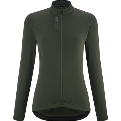 Maillot MAVIC AKSIUM THERMO Femme Manches Longues Vert