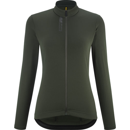 Maillot MAVIC AKSIUM THERMO Femme Manches Longues Vert