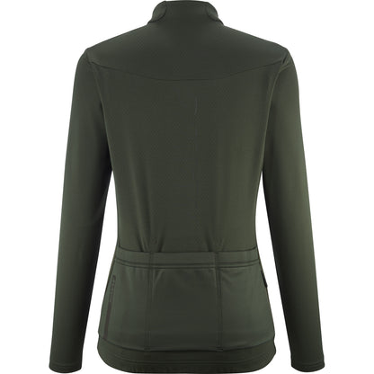 Maillot MAVIC AKSIUM THERMO Femme Manches Longues Vert