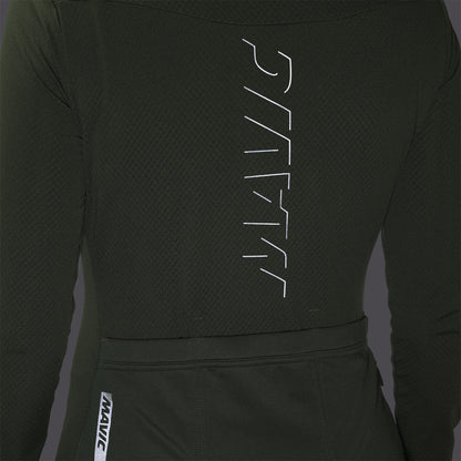 Maillot MAVIC AKSIUM THERMO Femme Manches Longues Vert
