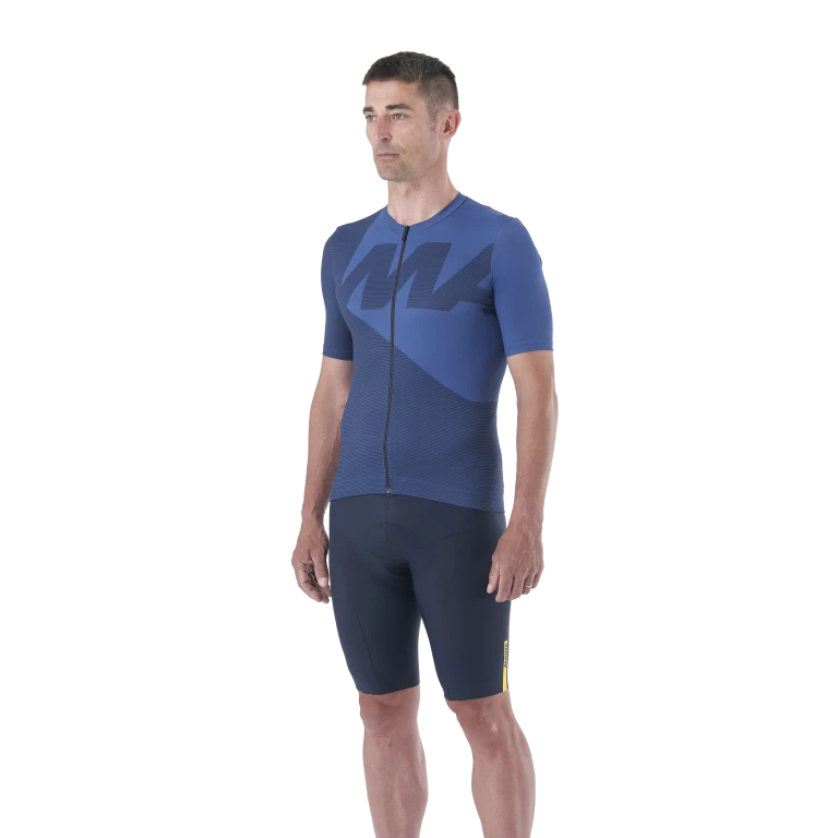 Maillot MAVIC ICON GRAPHIC Manches Courtes Bleu