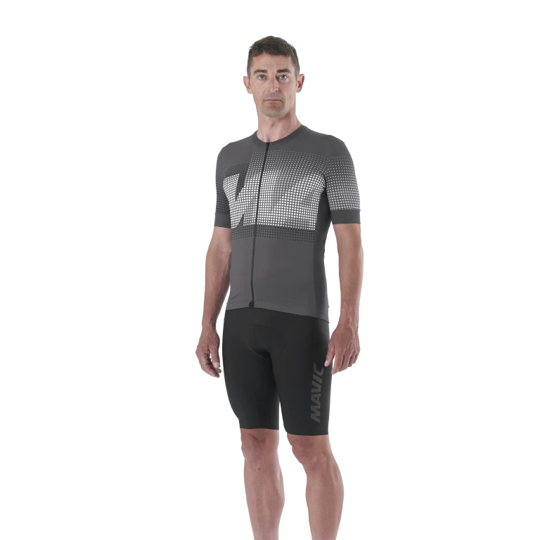 Maillot MAVIC AKSIUM GRAPHIC Manches Courtes Gris