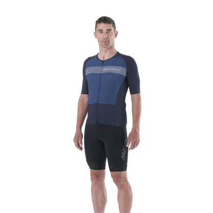 Maillot MAVIC COSMIC Manches Courtes Bleu