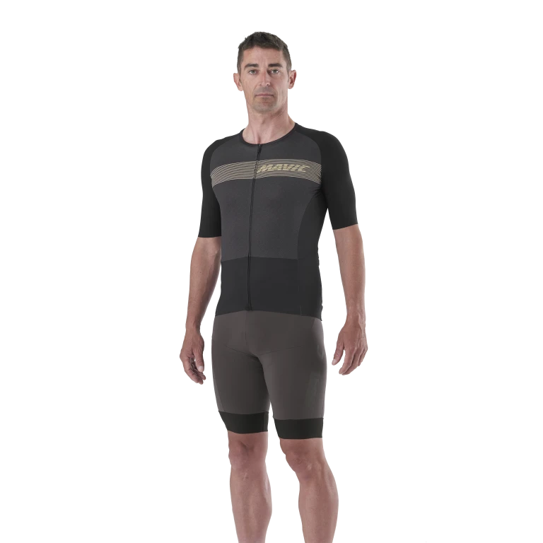 Maillot MAVIC COSMIC Manches Courtes Noir