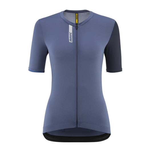Maillot MAVIC ESSENTIAL Manches Courtes Femme Bleu