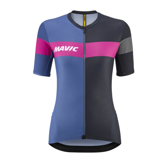 Maillot MAVIC KSYRIUM PRO Manches Courtes Femme Bleu