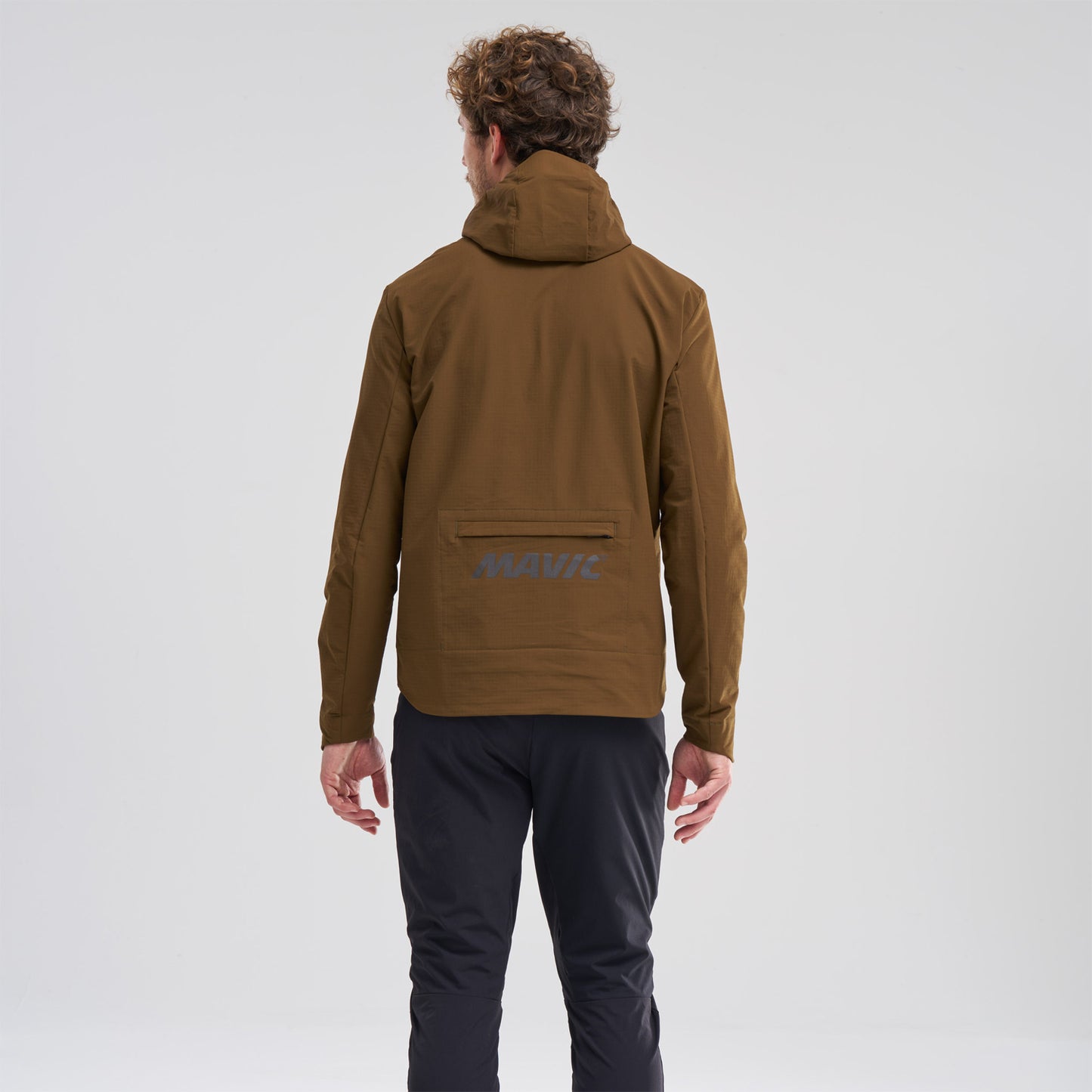 Veste MAVIC DEEMAX THERMO WIND HOODIE Marron