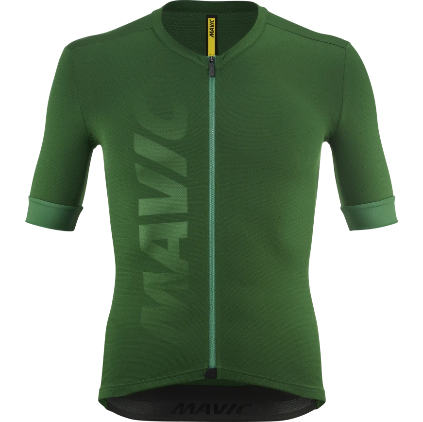 Maillot MAVIC AKSIUM Manches Courtes Vert