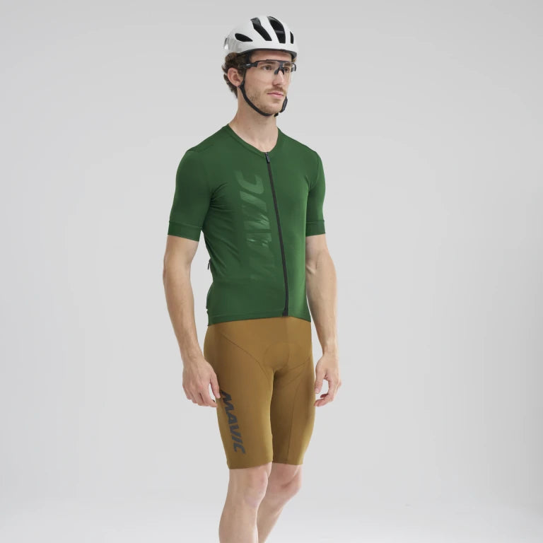 Maillot MAVIC AKSIUM Manches Courtes Vert