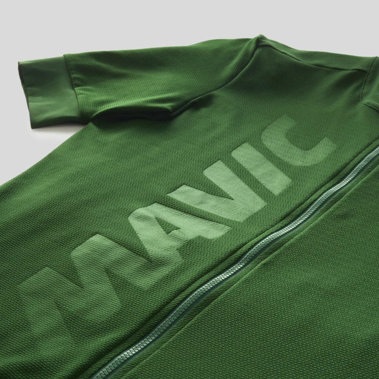 Maillot MAVIC AKSIUM Manches Courtes Vert
