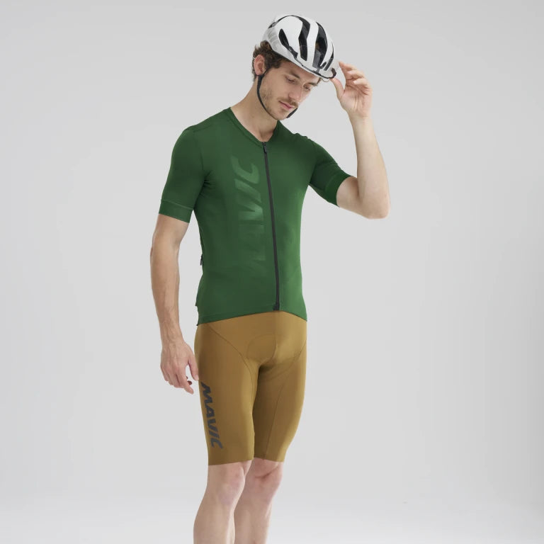 Maillot MAVIC AKSIUM Manches Courtes Vert