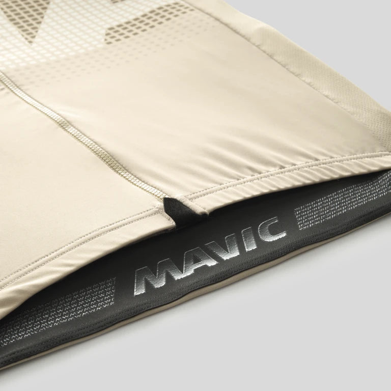 Maillot MAVIC AKSIUM GRAPHIC Manches Courtes Beige