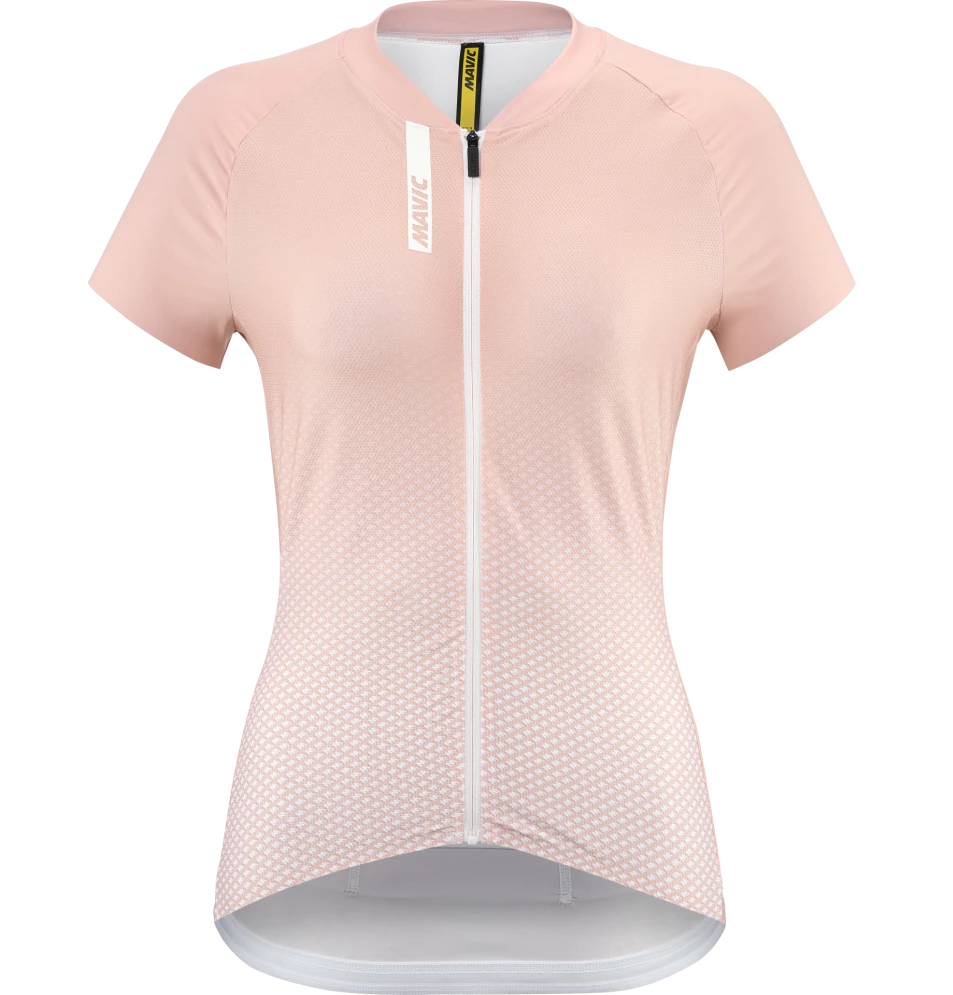 Maillot MAVIC AKSIUM Manches Courtes Femme Rose
