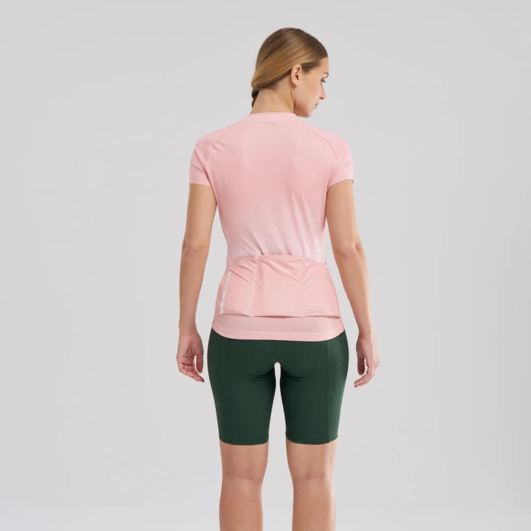 Maillot MAVIC AKSIUM Manches Courtes Femme Rose