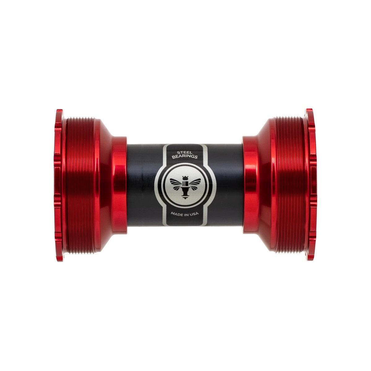 Boîtier de Pédalier CHRIS KING ThreadFit T47 24i 86/92mm Rouge