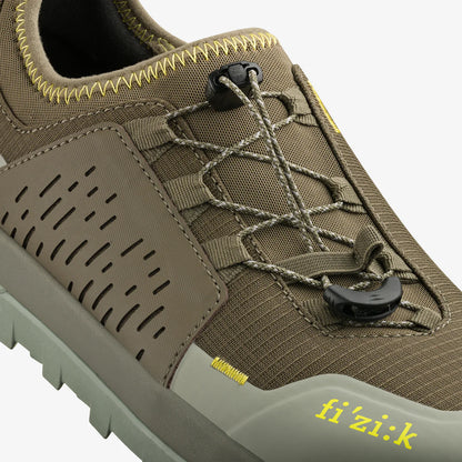 Chaussure VTT FIZIK ERGOLACE 2 FLAT Bronze/Vert