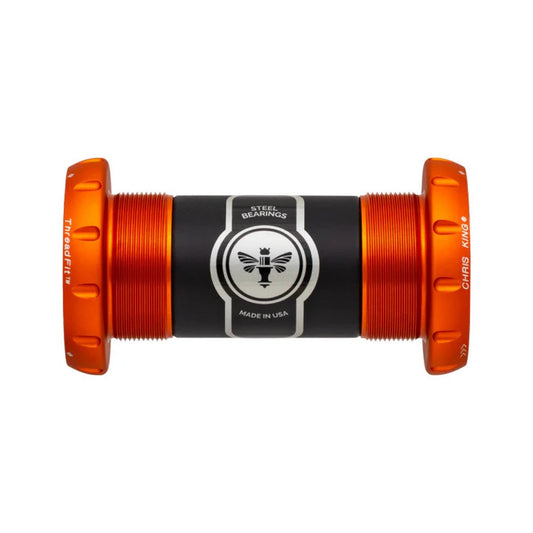 Boîtier de Pédalier CHRIS KING ThreadFit 30 68/73mm Orange