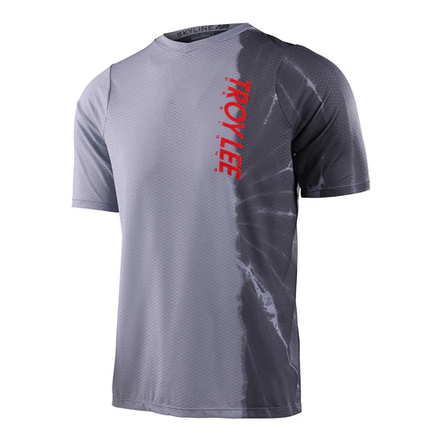 Maillot TROY LEE DESIGNS SKYLINE AIR  Manches Courtes Gris