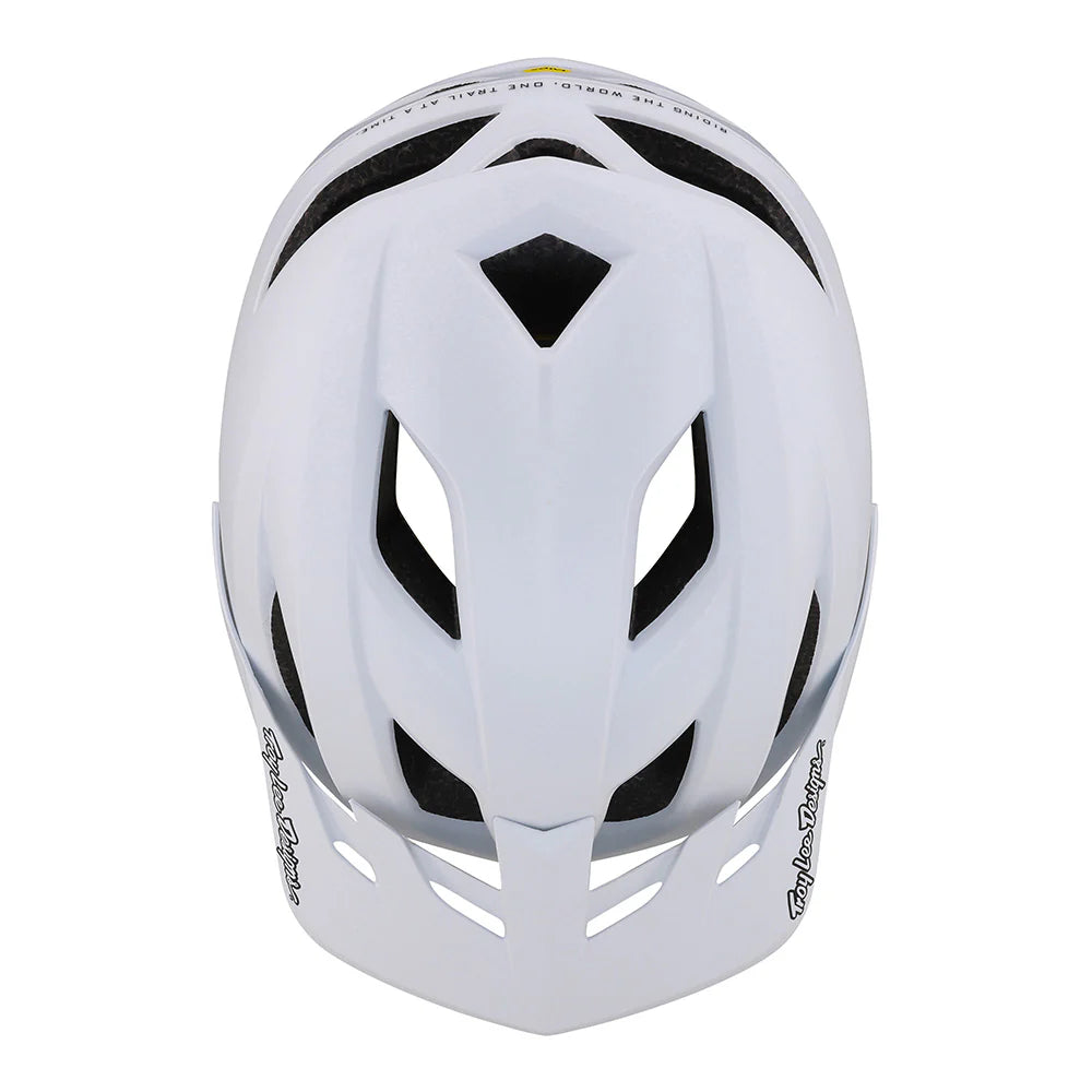 Casque VTT TROY LEE DESIGNS FLOWLINE ORBIT MIPS Blanc