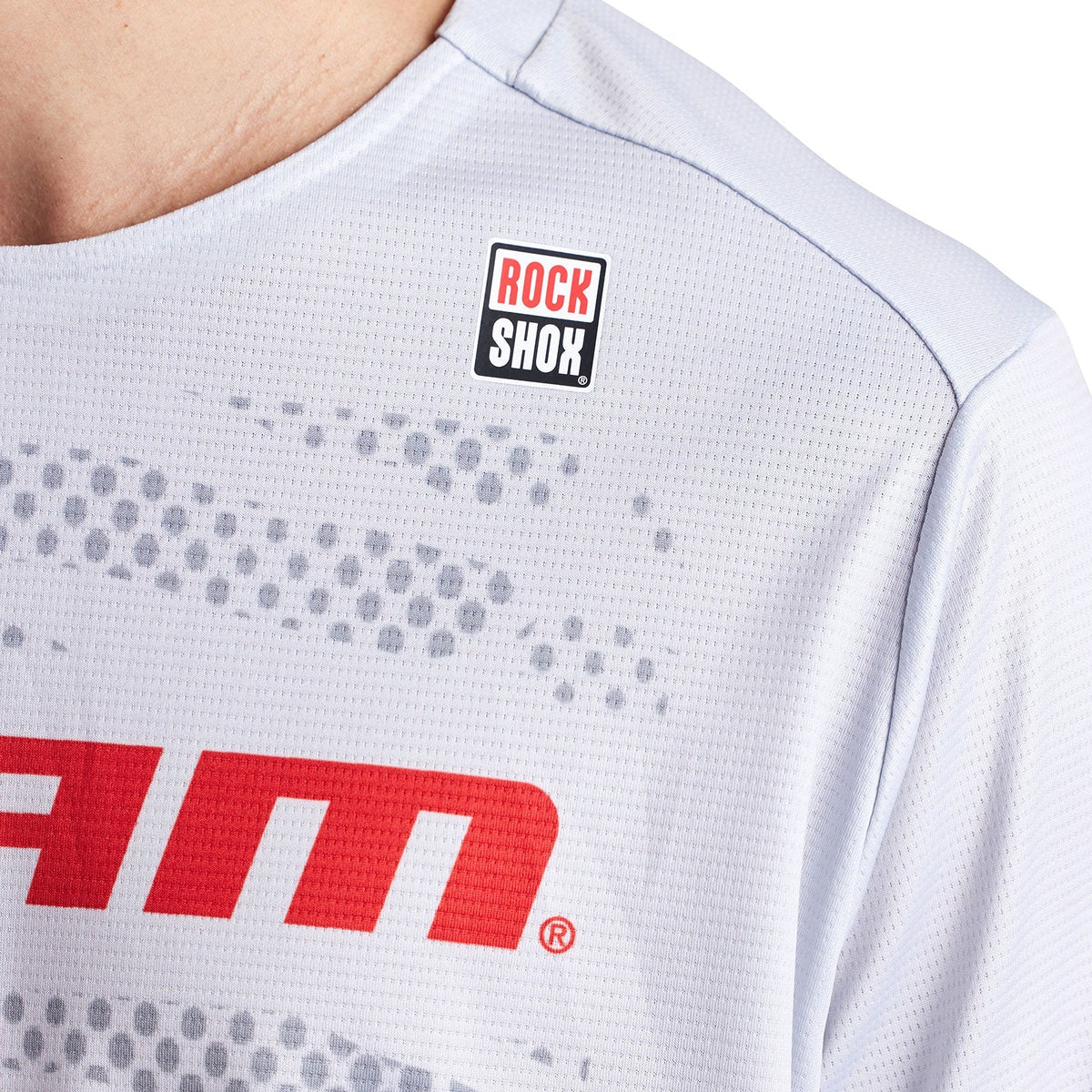 Maillot TROY LEE DESIGNS SPRINT SRAM  Manches Longues Blanc