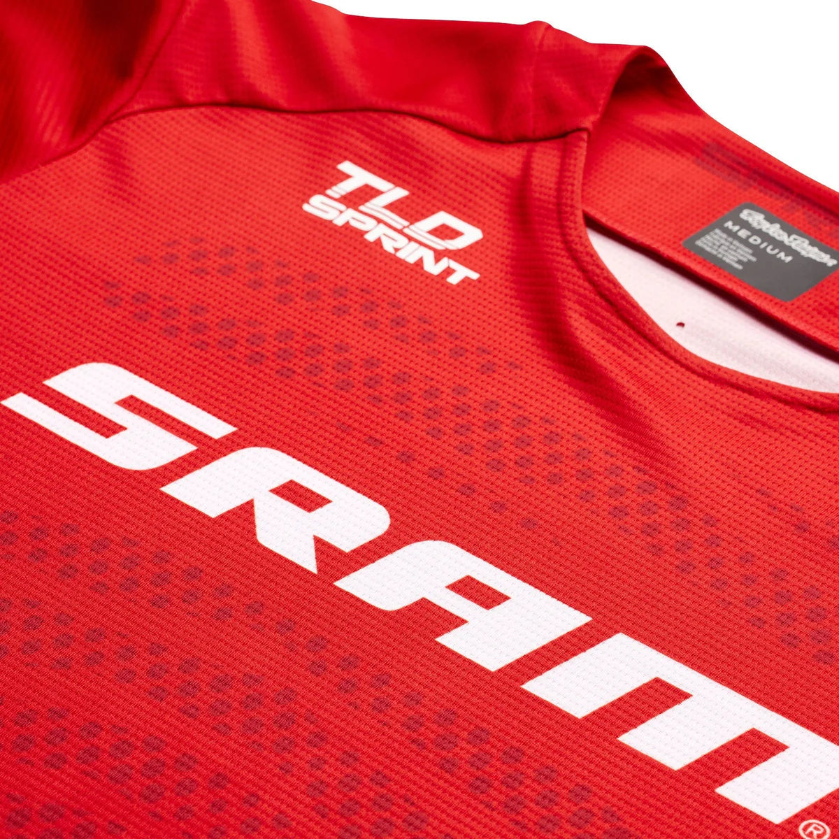 Maillot TROY LEE DESIGNS SPRINT SRAM  Manches Longues Rouge