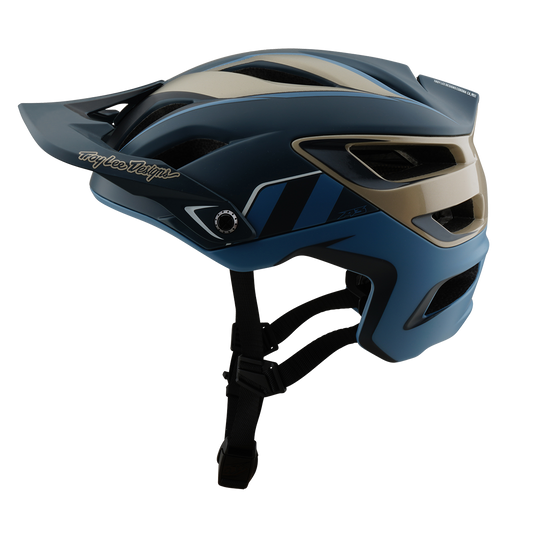 Casque VTT TROY LEE DESIGNS A3 MIPS Bleu/Or