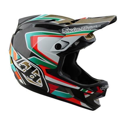 Casque VTT TROY LEE DESIGNS D4 CARBON MIPS Frames Noir/Or