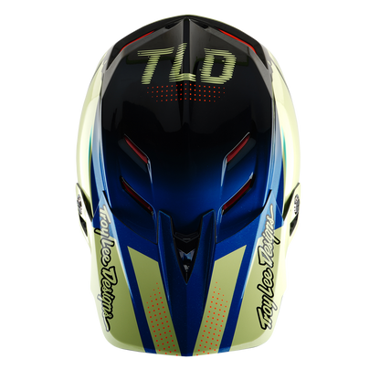 Casque VTT TROY LEE DESIGNS D4 COMPOSITE MIPS Drip Jaune
