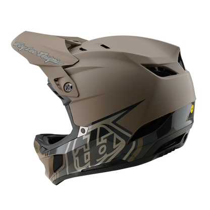 Casque VTT TROY LEE DESIGNS D4 COMPOSITE MIPS Marron
