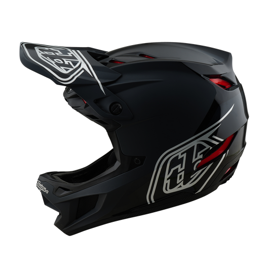 Casque VTT TROY LEE DESIGNS D4 POLYACRYLITE SHADOW Noir 2025