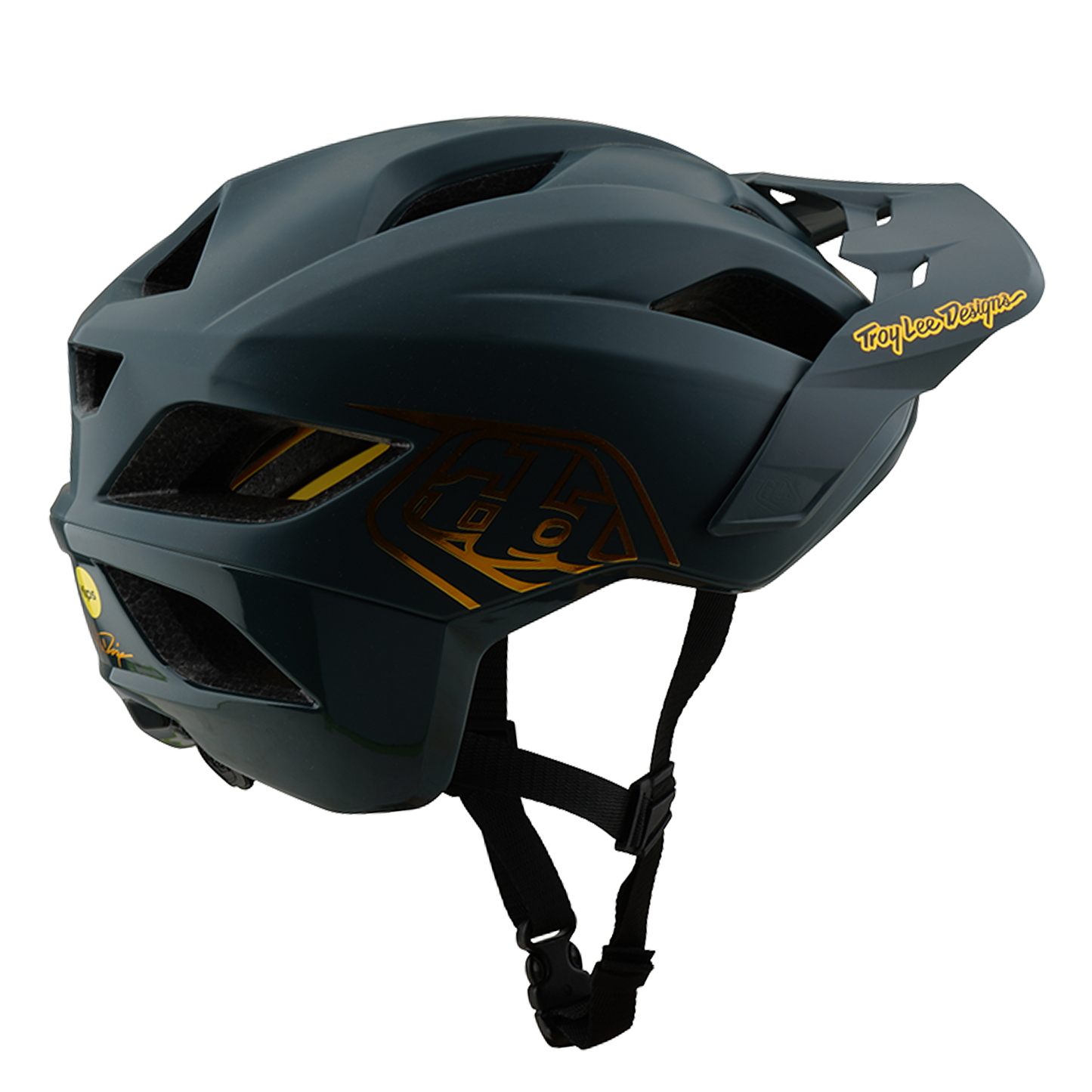 Casque VTT TROY LEE DESIGNS FLOWLINE POINT MIPS Gris/Jaune 2025