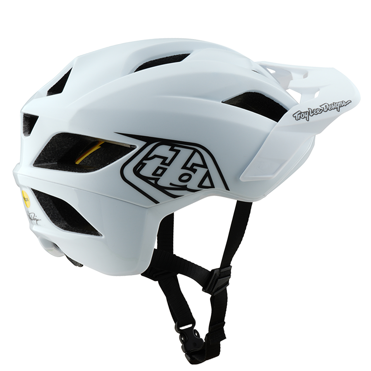 Casque VTT TROY LEE DESIGNS FLOWLINE POINT MIPS Blanc 2025