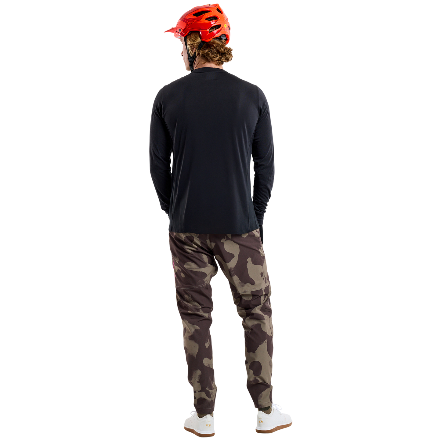 Maillot TROY LEE DESIGNS SKYLINE RIDE TEE SIGNATURE Manches Longues Noir 2025