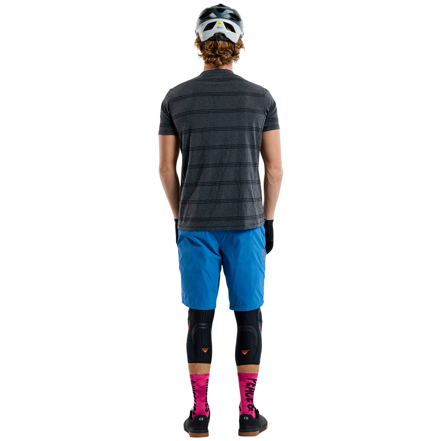Maillot TROY LEE DESIGNS SKYLINE RIDE TEE WASH OUT Manches Courtes Gris 2025