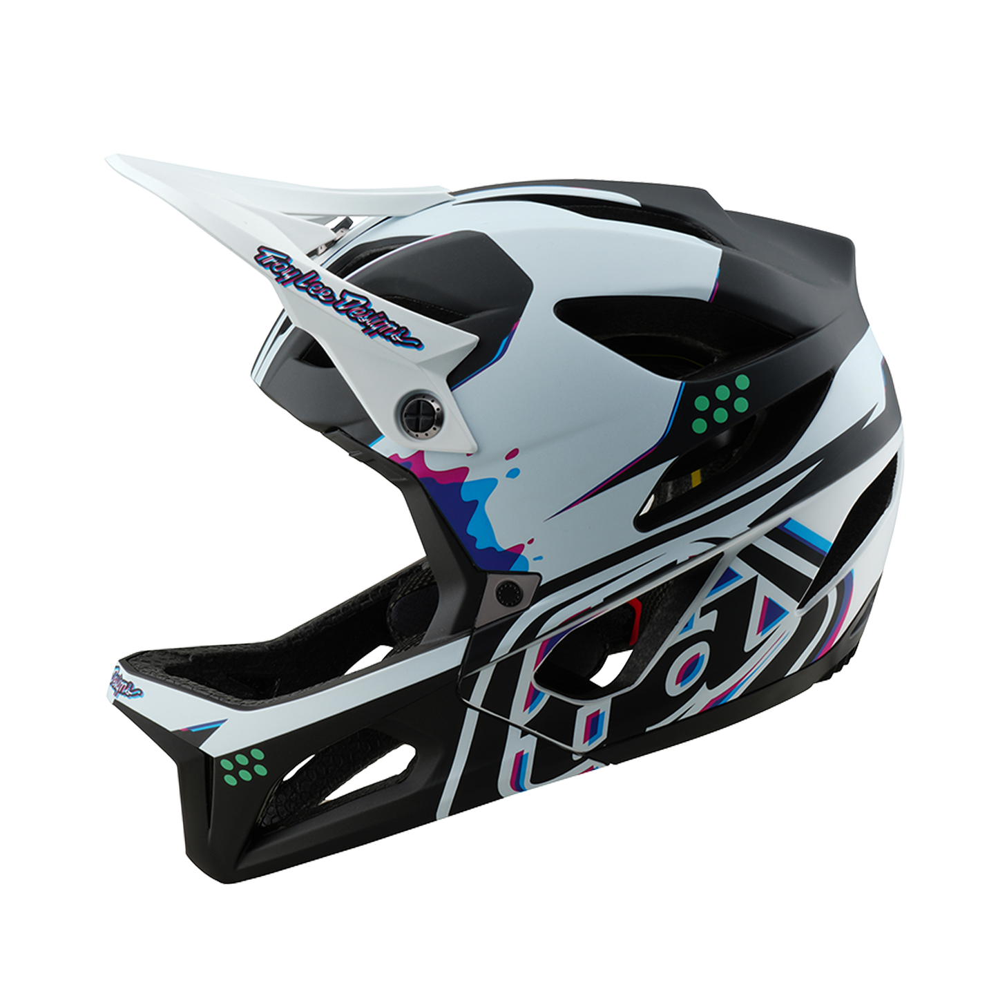Casque VTT TROY LEE DESIGNS STAGE MIPS Noir/Blanc