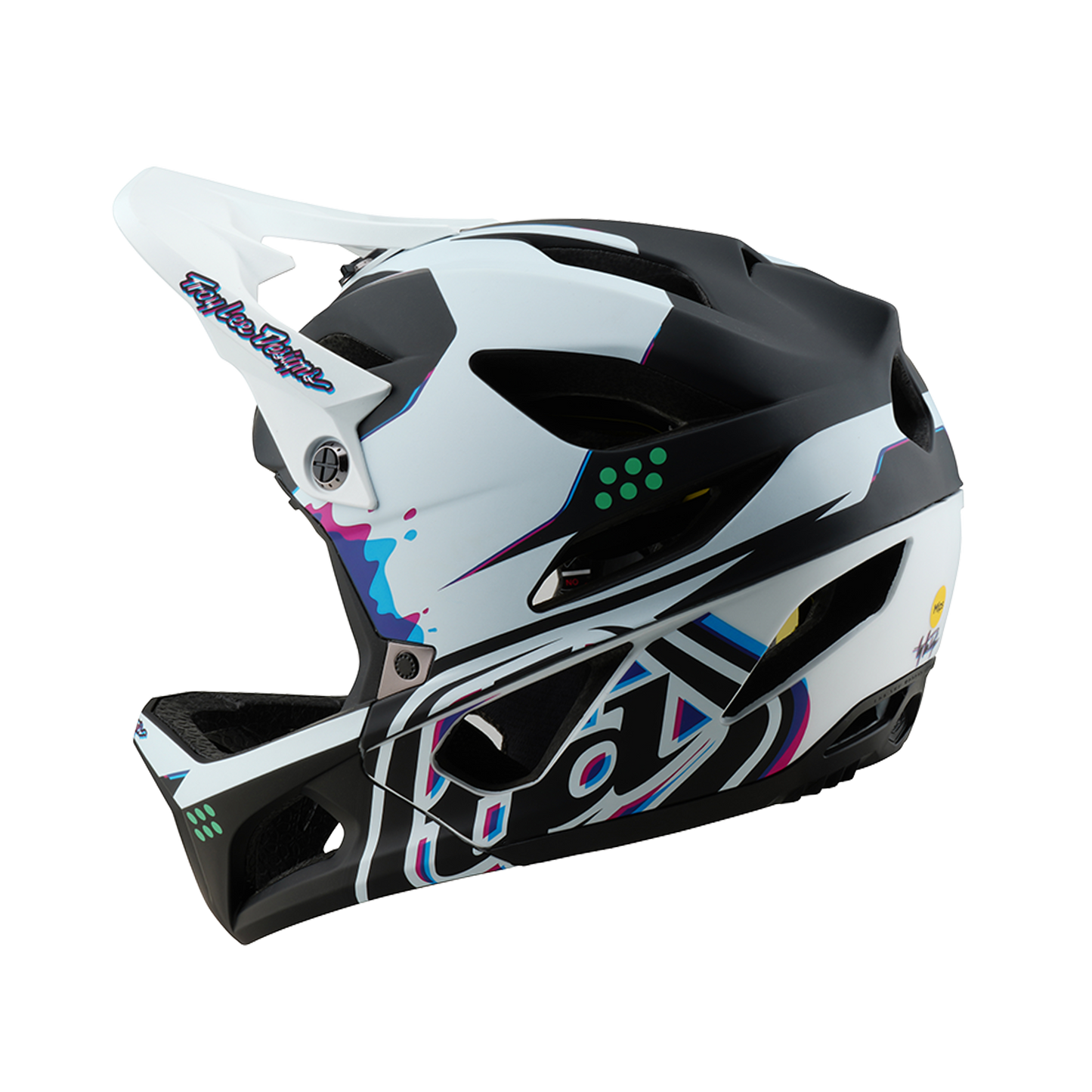 Casque VTT TROY LEE DESIGNS STAGE MIPS Noir/Blanc