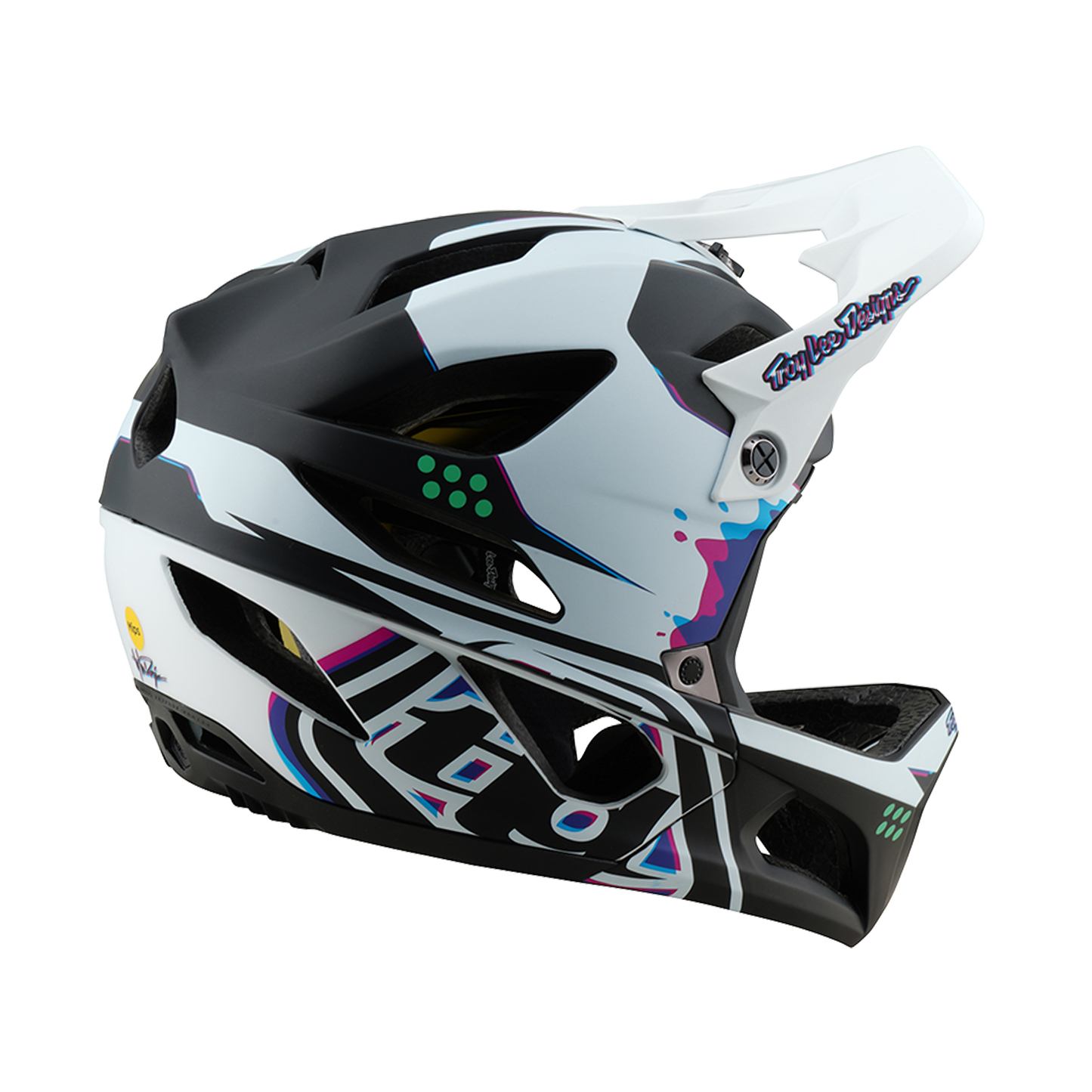 Casque VTT TROY LEE DESIGNS STAGE MIPS Noir/Blanc