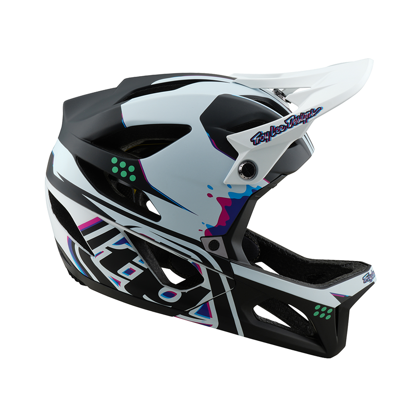 Casque VTT TROY LEE DESIGNS STAGE MIPS Noir/Blanc