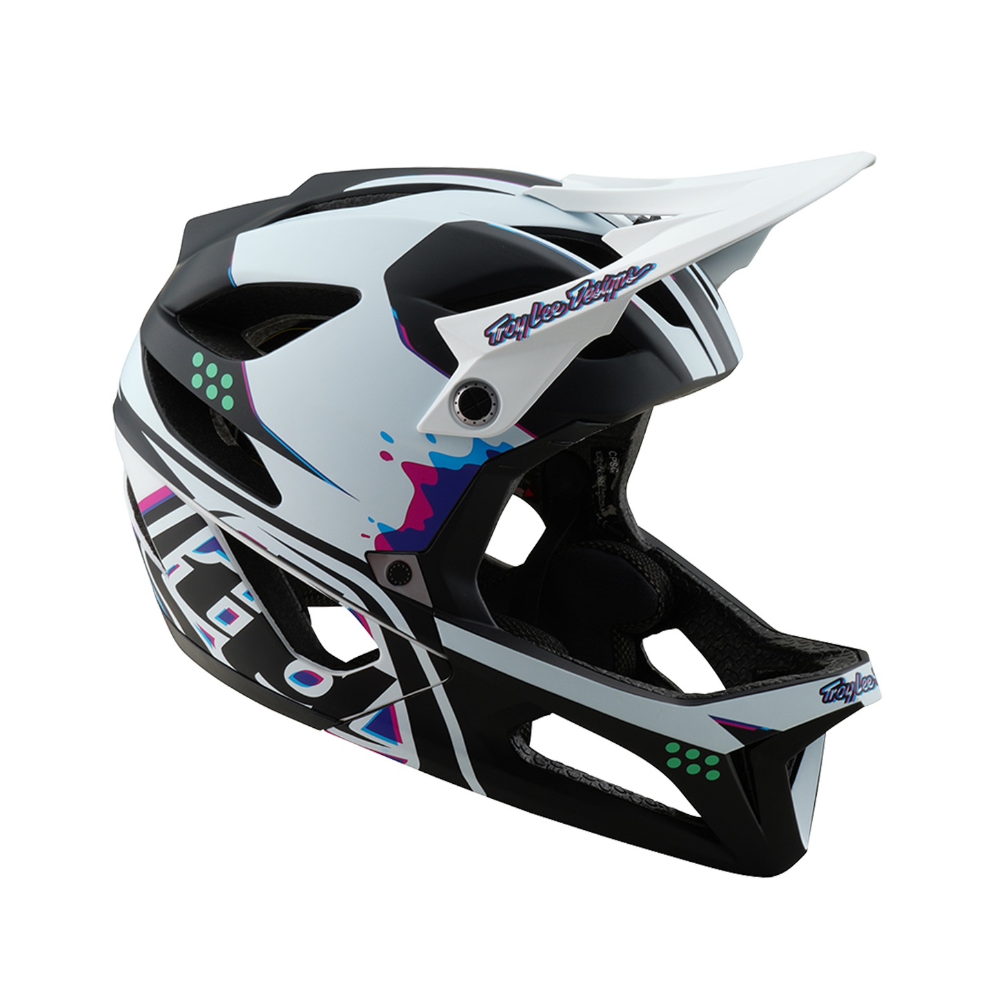Casque VTT TROY LEE DESIGNS STAGE MIPS Noir/Blanc