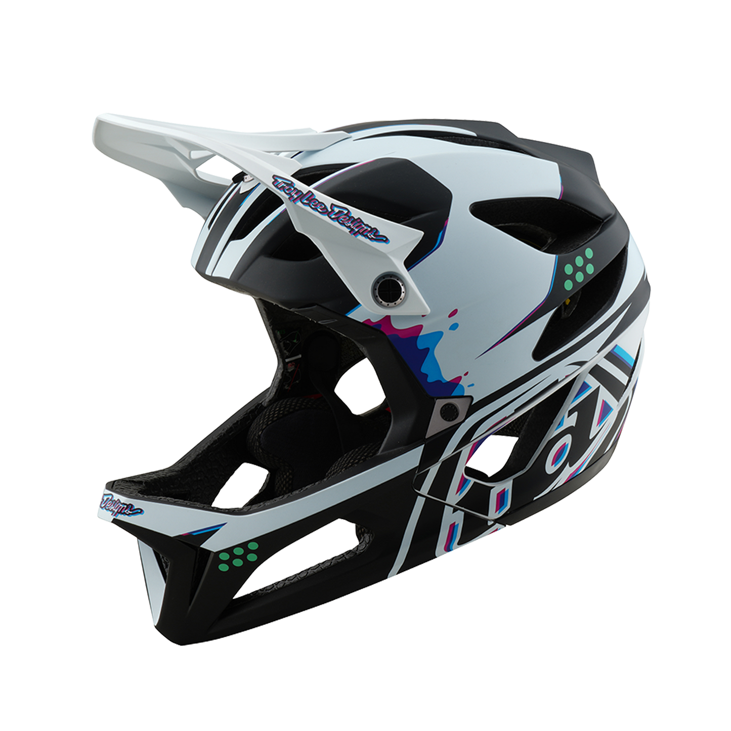 Casque VTT TROY LEE DESIGNS STAGE MIPS Noir/Blanc