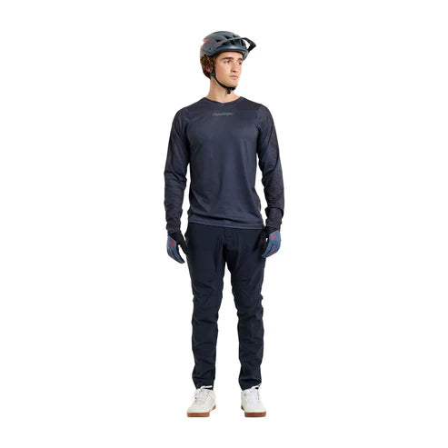 Maillot TROY LEE DESIGNS SKYLINE CHILL Manches Longues Bleu