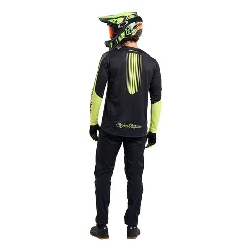 Maillot TROY LEE DESIGNS SPRINT Manches Longues Noir/Jaune