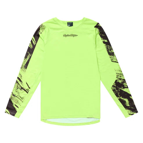 Maillot TROY LEE DESIGNS SKYLINE CHILL Manches Longues Jaune