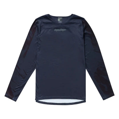 Maillot TROY LEE DESIGNS SKYLINE CHILL Manches Longues Bleu